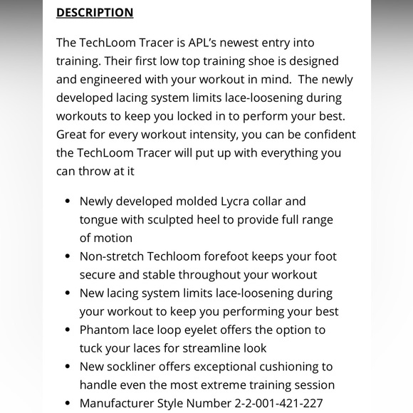 APL Techloom Tracer shoes - Picture 9 of 9